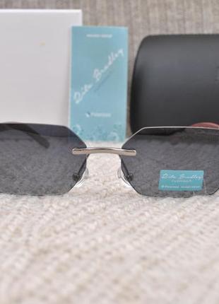 Фірмові вузькі сонцезахисні окуляри rita bradley polarized rb9014 з флексами6 фото
