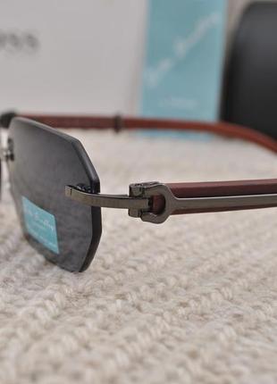 Фірмові вузькі сонцезахисні окуляри rita bradley polarized rb9014 з флексами5 фото
