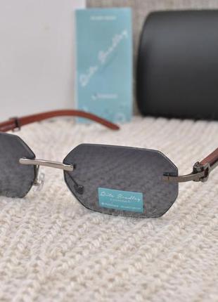 Фірмові вузькі сонцезахисні окуляри rita bradley polarized rb9014 з флексами3 фото