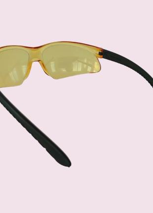 Солнцезащитные очки спортивные очки цвет линзы желтый5 фото