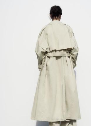 Тренч плащ зара zara пальто куртка