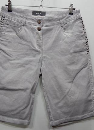 Шорти жіночі оригінал джинс cecil стік, 50-52 ukr, 019rt (тільки в зазначеному розмірі, тільки 1 шт.)1 фото