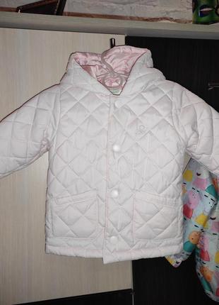 Демисезонная куртка на девочку 1-1,5 года2 фото