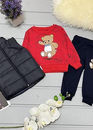 Костюм тройка мишка