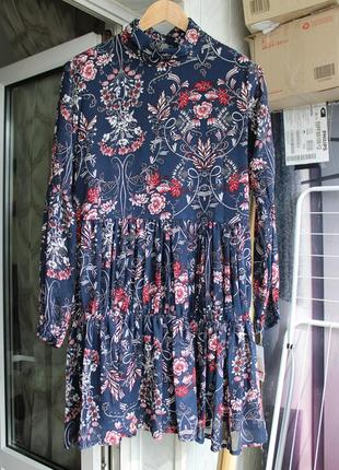 Интересное шифоновое ярусное платье от sabrina diamanti