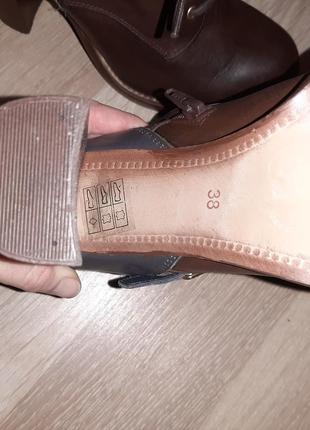 Ботильоны кожа от bata италия бренд 6