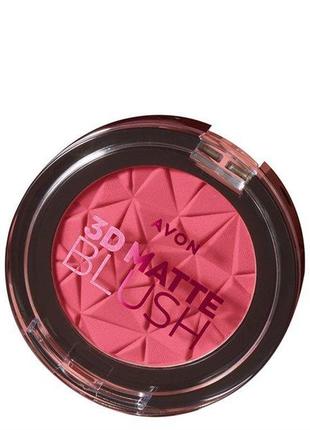 Матові рум'яна "3d matte blush" 3.6 г персиковий.