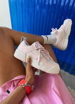 Жіночі кросівки nike dunk low disrupt light pink знижка sale / smb