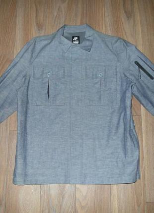 Куртка-штурмовка nike nsw chambray jacket1 фото