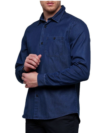 Стильна джинсова сорочка, asos denim. s воріт 37/381 фото