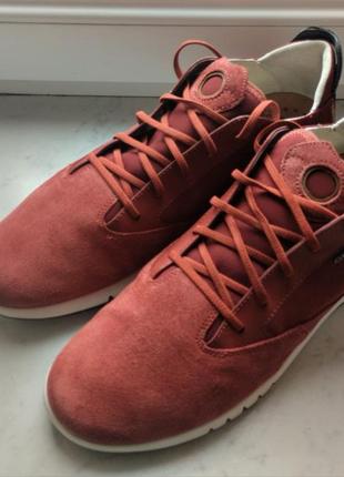 Кросівки geox respira оригінал натуральна замша3 фото