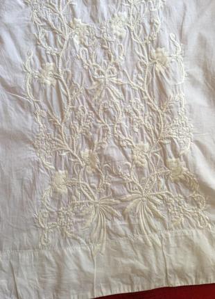 Натуральна бавовняна легке літнє плаття з прошвой з вишивкою miss posh4 фото