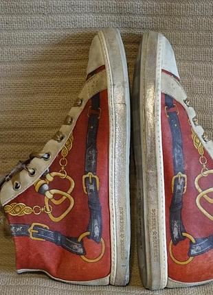 Очень нетривиальные дизайнерские кожаные сникерсы blackboard soisire soiebleu италия 38 р.