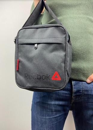 Чоловіча сумка reebok матеріал - тканина оксфорд колір - чорний1 фото
