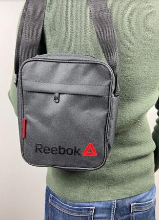 Чоловіча сумка reebok матеріал - тканина оксфорд колір - чорний6 фото