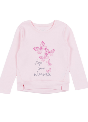 Блузка для девочки фламинго, рост 116см, реглан, лонгслив, джемпер, лонслив