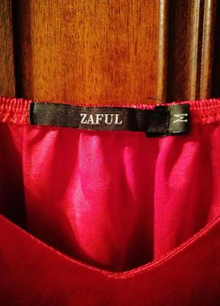 Сексуальная красная атласная ночная рубашка от бренда zaful ❤️❤️❤️3 фото