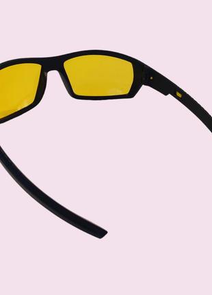 Солнцезащитные очки спортивные очки цвет линзы желтый4 фото