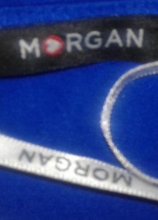 Новая оригинальная блуза morgan яркого синего цвета2 фото