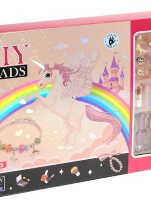 Набор для девочек плетение браслетов единорог
