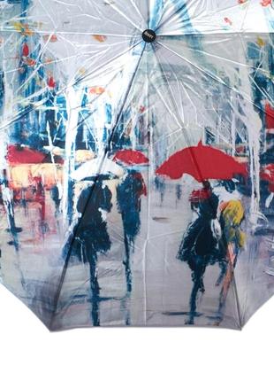 Женский зонт с пейзажами парижа4 фото