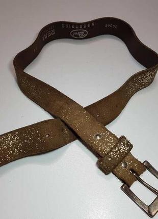 Ремень кожаный petrol industries, в хорошем сост.