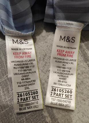 Пижама мужская: домашний костюм marks &amp; Spencer размер xl6 фото