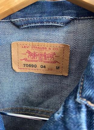 Джинсова куртка весняна джинсовка levi’s3 фото