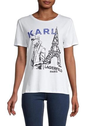 Женские футболки karl lagerfeld pxxs, xs, s, m 1050 грн7 фото