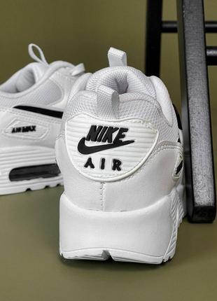 Nike air max 90 white6 фото