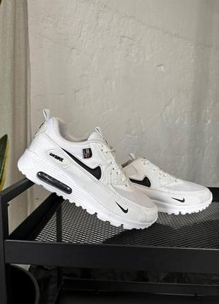 Nike air max 90 white4 фото