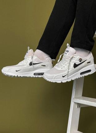 Nike air max 90 white2 фото