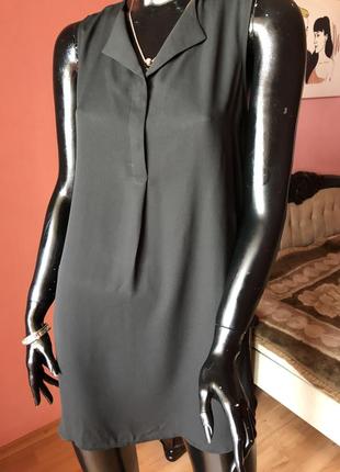 Туника шифоновая, блуза удлиненного кроя, размер 46-485 фото