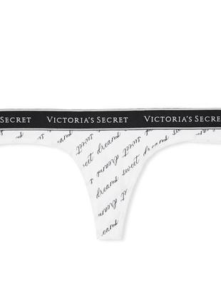 Victoria’s secret victoria secret трусики широкий лого пояс1 фото