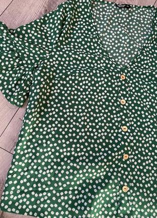 Блуза в цветы, шейн, цветочная блуза4 фото