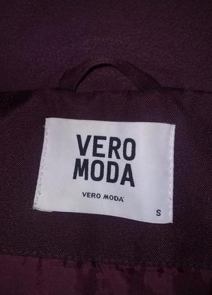 Женская куртка бордовая vero moda3 фото