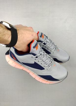 Reebok zig kinetica gray&orange5 фото