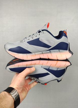 Reebok zig kinetica gray&orange6 фото
