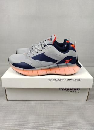 Reebok zig kinetica gray&orange2 фото