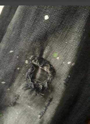 Чёрные стрейчевые джинсы dsquared2 размер 507 фото