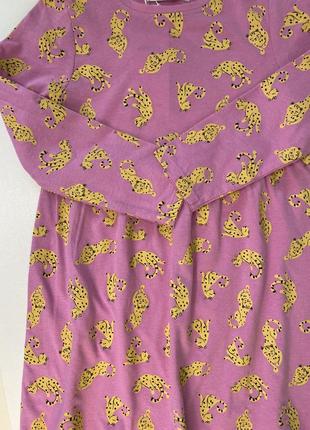 Платье детское леопардовый принт2 фото