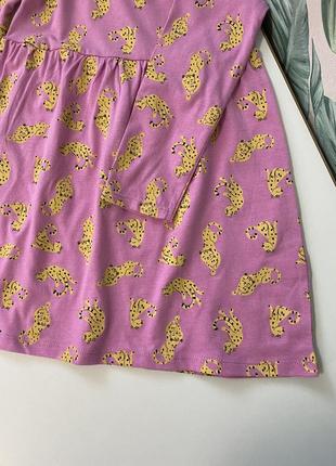 Платье детское леопардовый принт3 фото