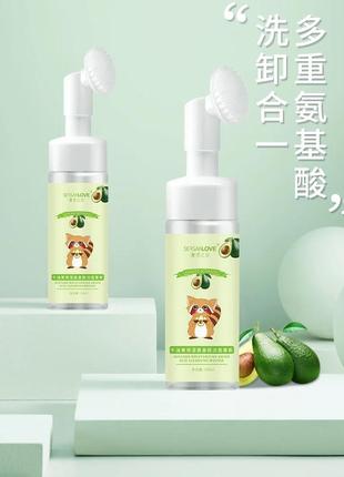 Пенка-мусс для лица с щеточкой