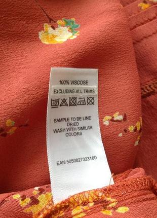 Шикарная вискозная блуза аnya р.28 (индия). большой размер!4 фото