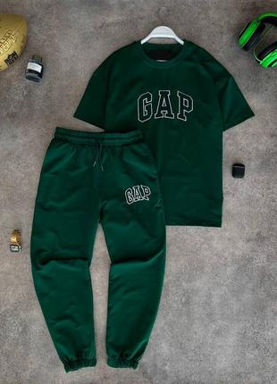 Шикарний костюм gap // костюм футболка + штани гап