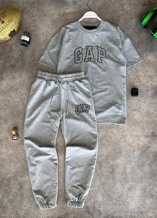 Стильний костюм gap // костюм футболка + штани гап