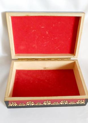 Шкатулка винтажная петриковская роспись дерево