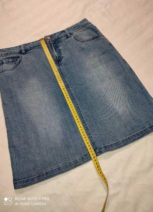 Юбка джинсовая миди классика3 фото