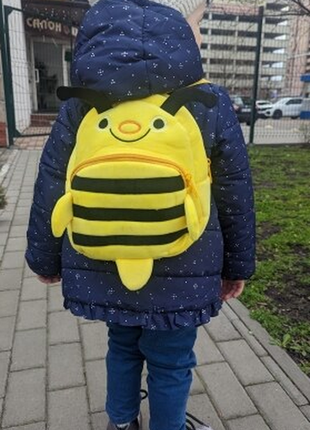 Дитячий рюкзак хлопчику дівчинці бджілка3 фото