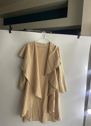 Легкий кардиган накидка тренч